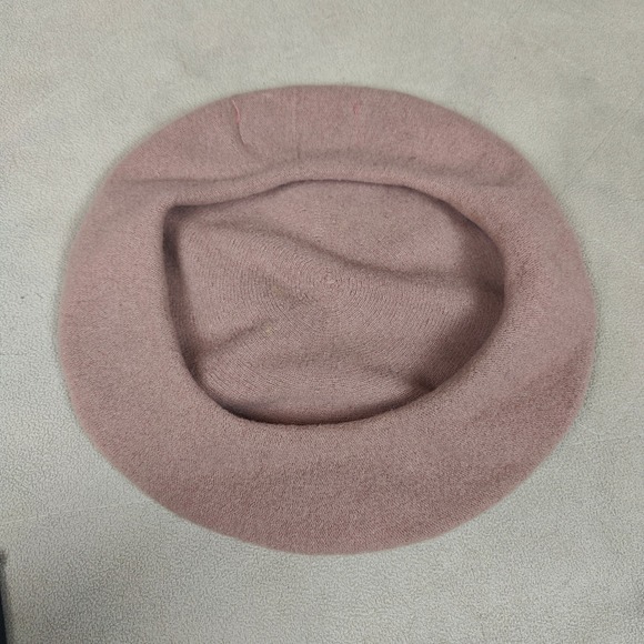 Janessa Leone Pink Wool Beret Hat Womens One Size‎ Made in USA Luxury Fashion main image 5